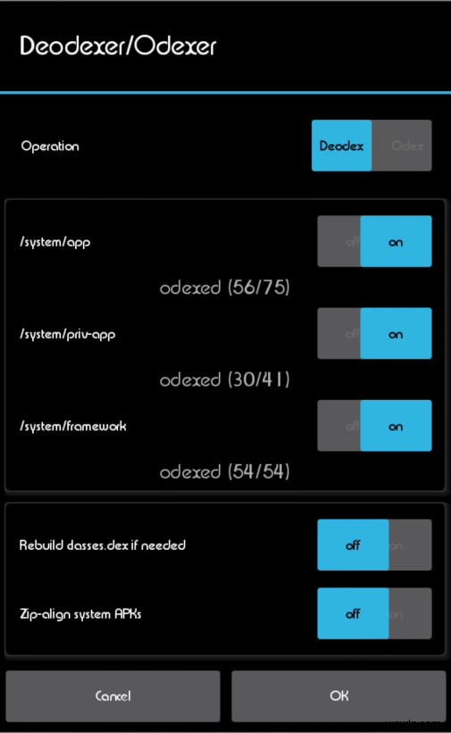 PCなしでAndroidストックROMを簡単にDeodexする方法 