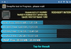 AndroidでSDカードを追加RAMとして使用する方法 