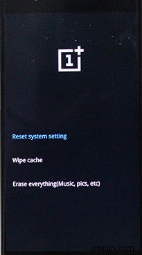 OnePlus5TでOreoROMをフラッシュした後にOOSを復元する方法 