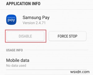 SamsungPayアプリを無効または削除する方法 