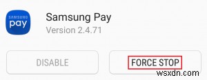 SamsungPayアプリを無効または削除する方法 