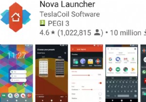 NovaLauncherホーム画面でGoogleNowページを有効にする方法 