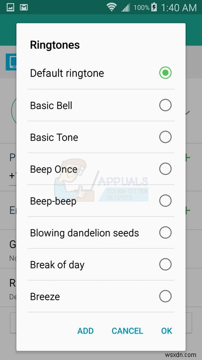 Androidで特定の連絡先に着信音を割り当てる方法 