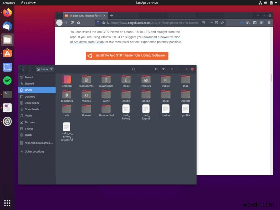 Ubuntuテーマのインストール方法（例付き） 