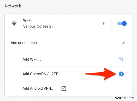 ChromebookでVPNに接続する方法 