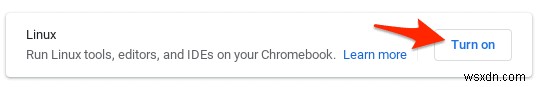 LinuxアプリをChromebookにインストールする方法 