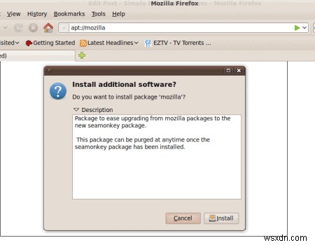 Ubuntuへのソフトウェアのインストール 