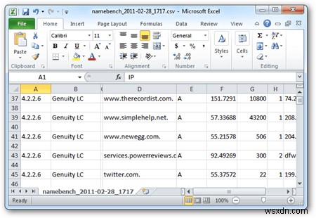 Namebenchを使用してより高速なDNSサービスを見つける方法 