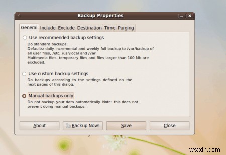 UbuntuPCのバックアップを作成および復元する方法 