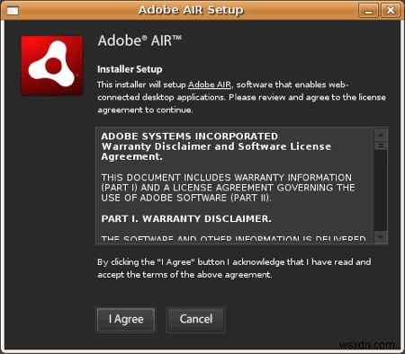 UbuntuにAdobeAIRをインストールする方法 