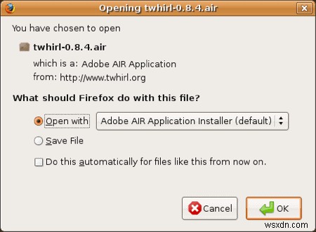 UbuntuにAdobeAIRをインストールする方法 