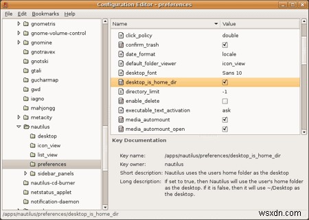Ubuntuでホームフォルダをデスクトップとして使用する方法 