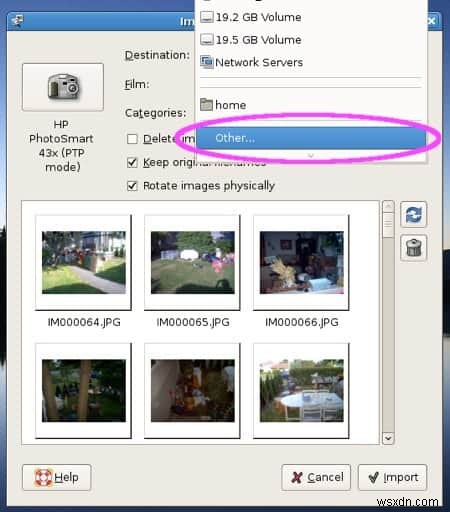 UbuntuでデジタルカメラからPCに写真を移動またはコピーする方法 