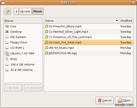 gtkpodを使用してUbuntuでiPodを管理する方法 