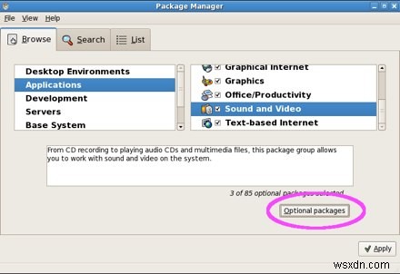 FedoraでMP3ファイルを再生する方法 