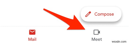 iPhoneのGmailアプリから[ミート]タブを削除する方法 