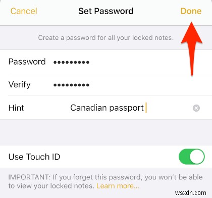 iPhoneとiPadのメモをパスワードで保護する方法 