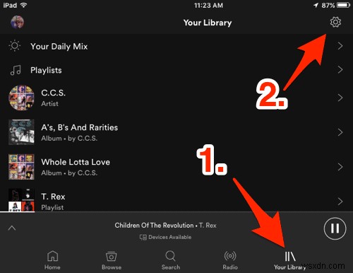 iPhoneまたはiPadでSpotifyを大きくする方法 