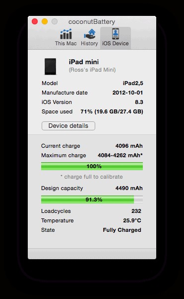 iPhone/iPadのバッテリーの状態を確認する方法 