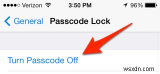 iPhoneまたはiPadでパスコードロックをオフにする方法 