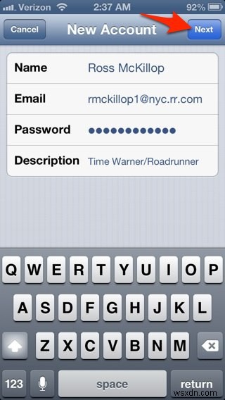iPhoneまたはiPadでメールアカウントを設定する方法 