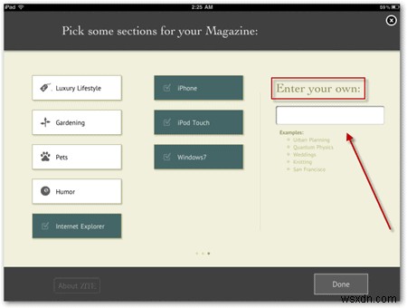 iPad用のカスタムデジタルマガジンを作成する方法 