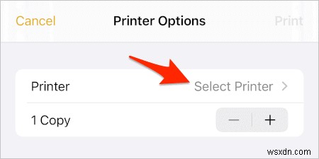 iPad、iPhone、またはiPodTouchから印刷する方法 