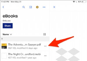 Dropboxを使用してAppleBooksアプリにPDFを追加する方法 