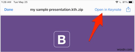 iPadでKeynoteにプレゼンテーションをインポートする方法 