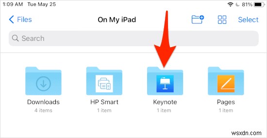 iPadでKeynoteにプレゼンテーションをインポートする方法 