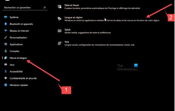 Windowsの言語を英語に戻す方法 