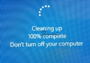 Windowsコンピュータが画面のクリーンアップでスタックする 