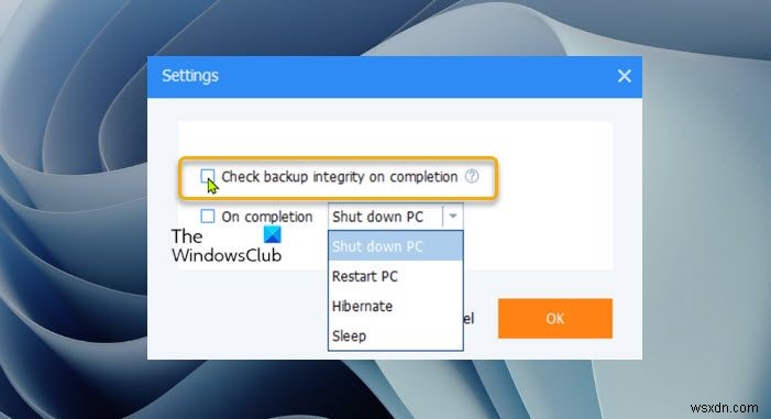 Windowsシステムのバックアップイメージを検証する方法 