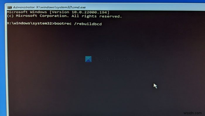Windows11/10でエラーコード0xc00000fを修正する方法 
