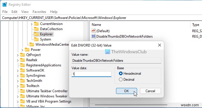 WindowsThumbs.dbファイルの作成を無効にする方法 