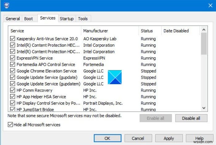 Intel Driver andSupportAssistantがWindows11/10で動作しない 