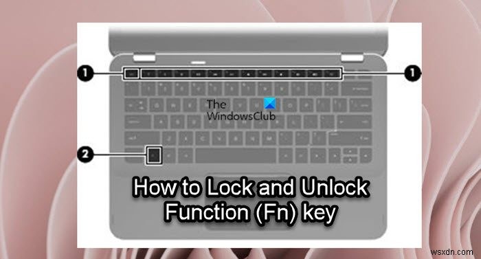 Windows 11/10でファンクション（Fn）キーをロックおよびロック解除する方法 