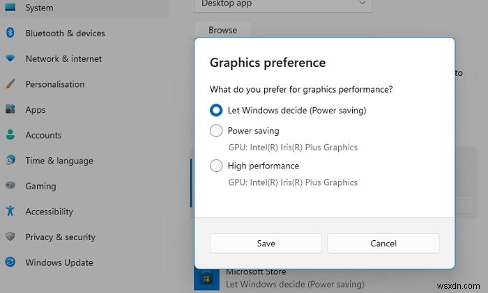 Windows11でGPUを使用しないゲーム 