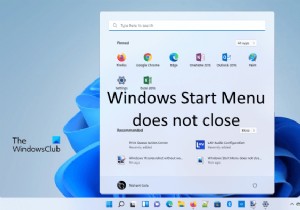 Windows 11/10でスタートメニューが閉じない・フリーズしたままになる原因と対処法
