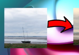 Windowsフォトビューアーは、画像に黄色の色合いと背景を適用します 