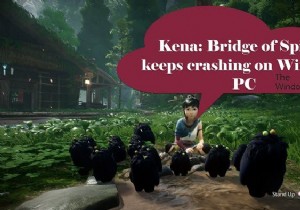 Kena BridgeofSpiritsがWindowsPCでクラッシュし続ける 