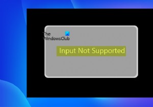 Windows PCで発生する「入力がサポートされていません」モニターエラーの解決方法