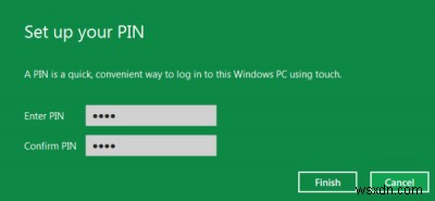 Windows11/10で画像のパスワードまたはPINを作成および設定する方法 
