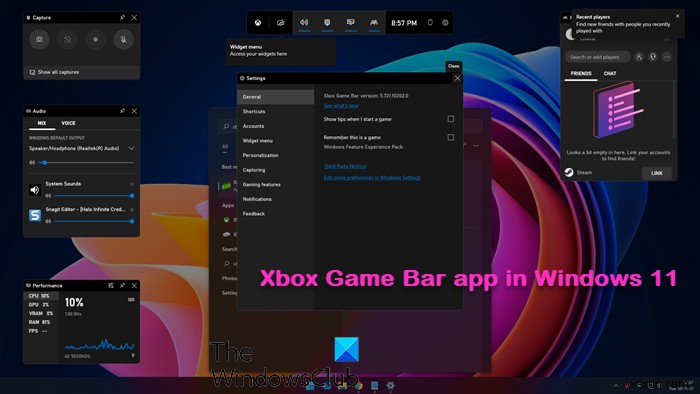 Windows11でXboxゲームバーを使用する方法 