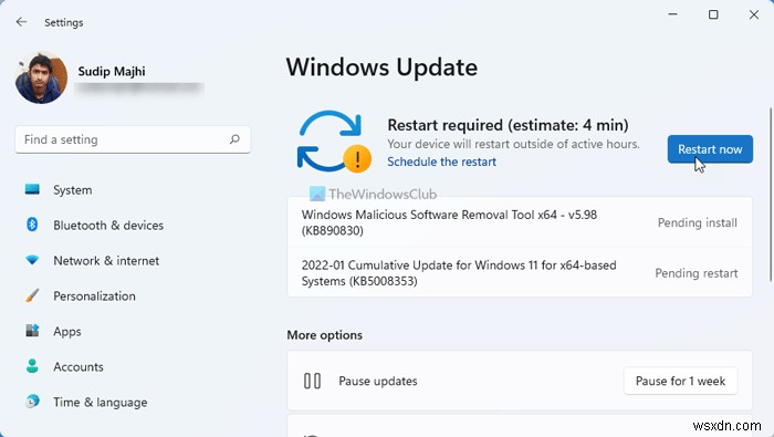 Windows11でウィジェットを追加または削除できません 