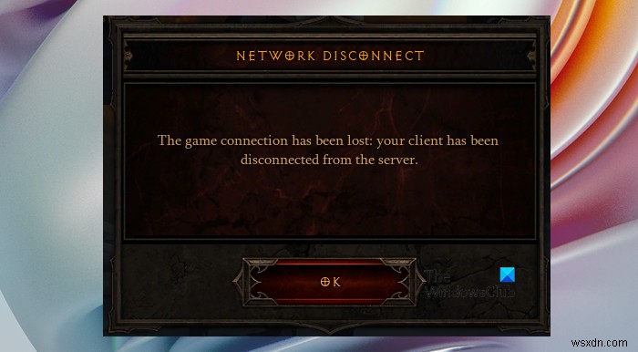 Diablo3ゲーム接続が失われた問題を修正 