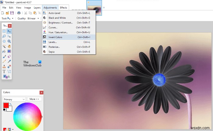 WindowsPCで画像の色を反転する方法 