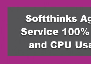 Softthinks Agent Service Windows 11/10での100％のディスクとCPU使用率 