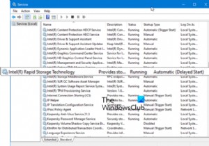 Intel Rapid Storage Technologyサービスが動作しないときの対処法【Windows 11/10】