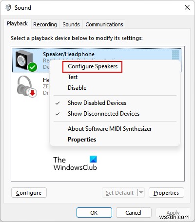 Windows11/10ではオーディオデバイスが無効になっています 